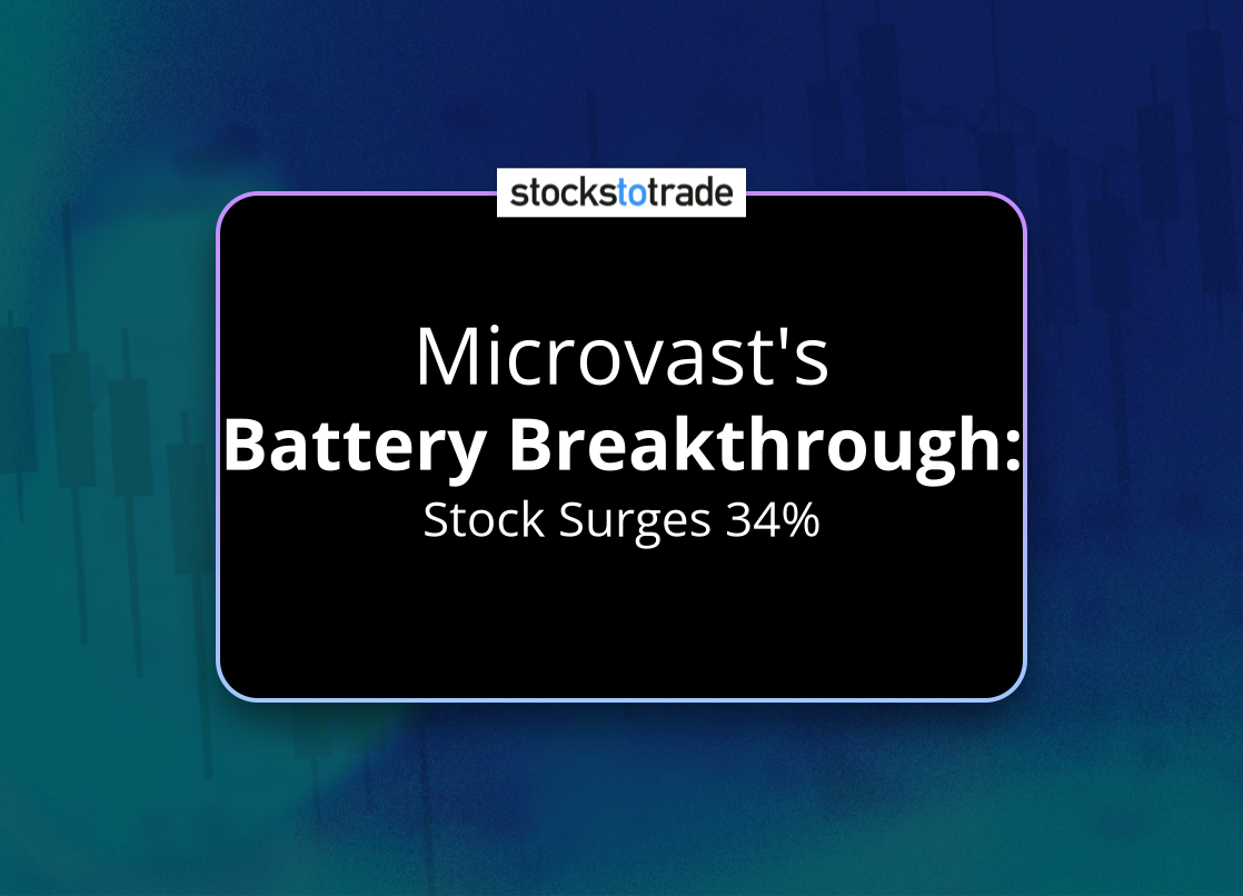 Microvast Holdings: Unexpected Surge 34% Surge